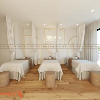 Thiết kế spa Yến Lê với nội thất tinh tế trong từng chi tiết